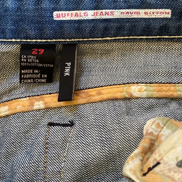 Buffalo Vintage Never Used Detailed Design Sexy Fit Pink Floral Inside Jeans - Picture 8 of 16
